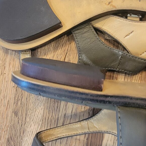 MICHAEL Michael Kors Alice Leather Post Toe Sandals Brown - Picture 14 of 15